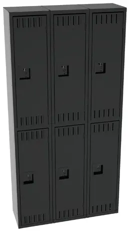 Three Double-Tier Lockers - Standard