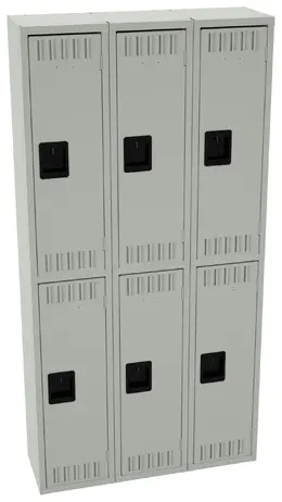 Three Double-Tier Lockers - Standard