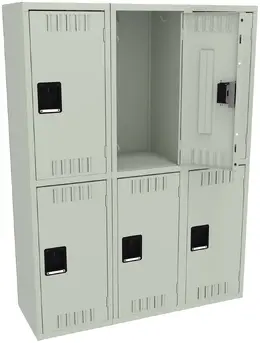 Three Double-Tier Lockers - Standard Series