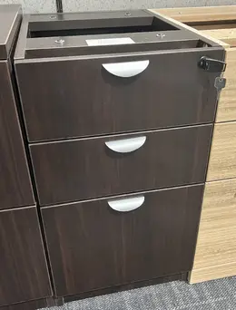 Three Drawer Pedestal - Commerce Laminate Series