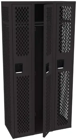 Three Gym Lockers - Ventilated