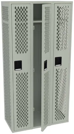 Three Gym Lockers - Ventilated