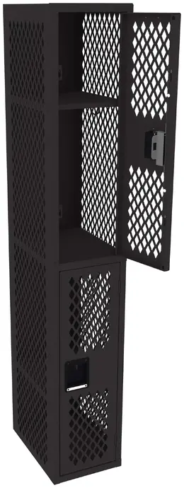 Double-Tier Gym Locker - Ventilated