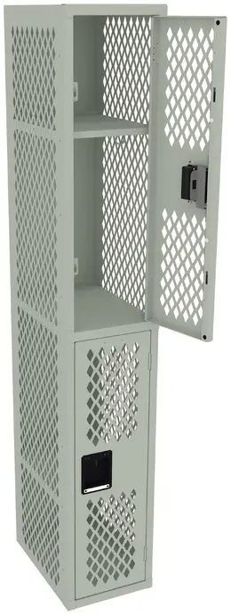 Double-Tier Gym Locker - Ventilated