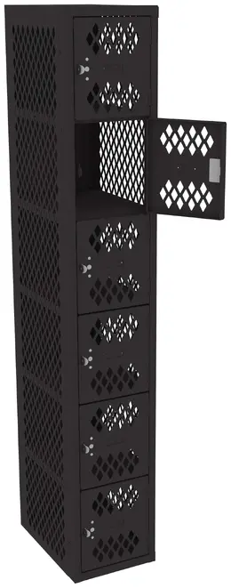 Six Box Gym Lockers - Ventilated