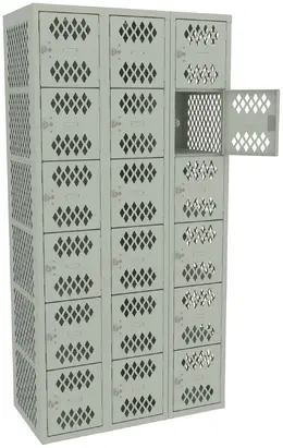 Eighteen Box Gym Lockers - Ventilated