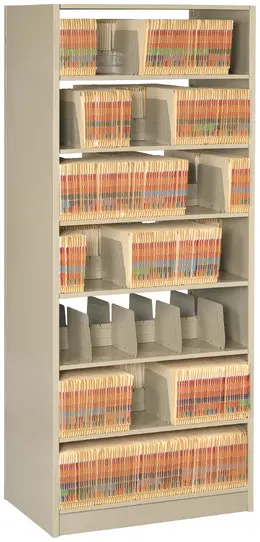 7-Tier Tall Double-Sided File Shelving - L&T