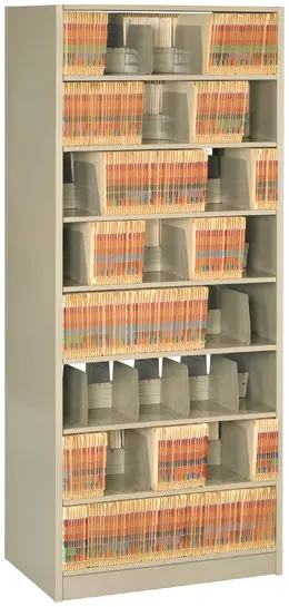 8-Tier Tall Double-Sided File Shelving - L&T