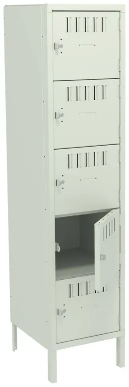 Five Box Lockers with Legs - Standard