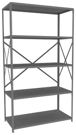 Open Steel Shelving  - 22 Gauge - Q Line