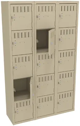 Fifteen Box Lockers - Standard