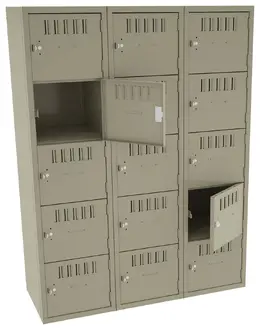 Fifteen Box Lockers - Standard