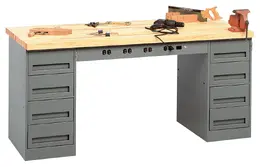 Electronic Workbench with Storage - Shop Equipment