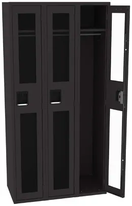Triple See-Through Lockers - C-Thru