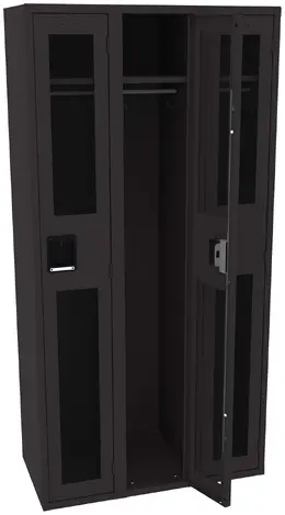 Triple See-Through Lockers - C-Thru