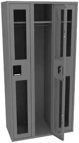 Triple See-Through Lockers - C-Thru