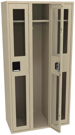 Triple See-Through Lockers - C-Thru