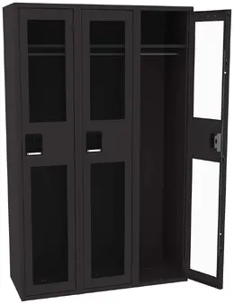 Triple See-Through Lockers - C-Thru