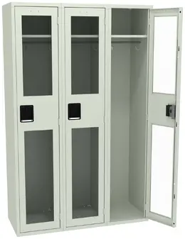 Triple See-Through Lockers - C-Thru