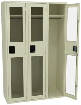 Triple See-Through Lockers - C-Thru