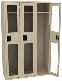 Triple See-Through Lockers - C-Thru