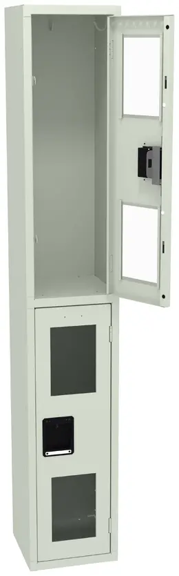 Dual-Tier Clear Lockers - C-Thru