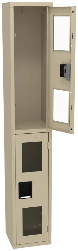 Dual-Tier Clear Lockers - C-Thru Series