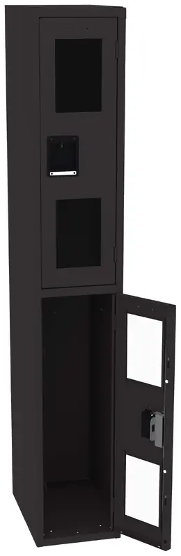 Dual-Tier Clear Lockers - C-Thru