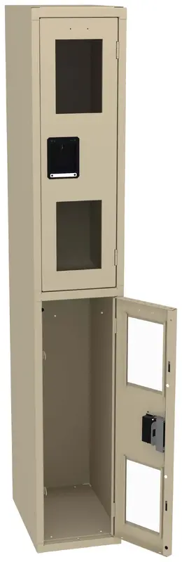 Dual-Tier Clear Lockers - C-Thru Series