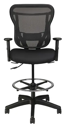 Classic Mesh Back Fabric Stool - Rika
