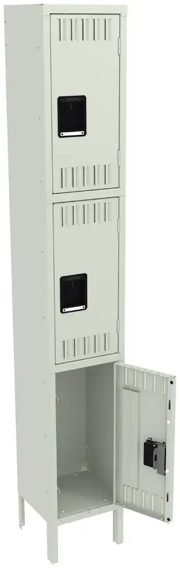 Triple Stack Lockers with Legs - Standard