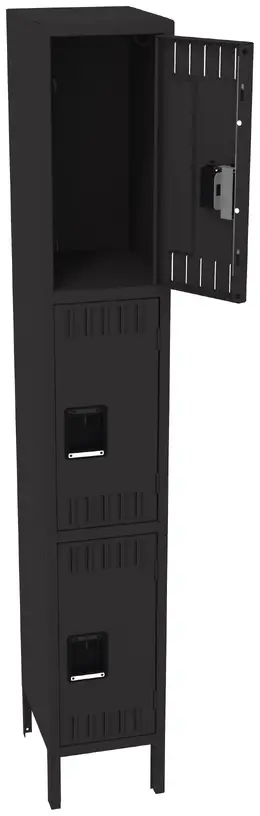 Triple Stack Lockers with Legs - Standard
