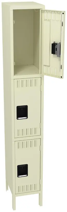 Triple Stack Lockers with Legs - Standard