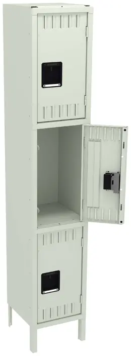 Triple Stack Lockers with Legs - Standard