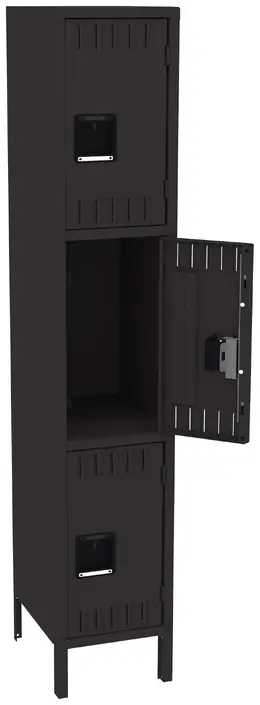 Triple Stack Lockers with Legs - Standard