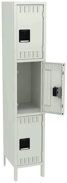 Triple Stack Lockers with Legs - Standard