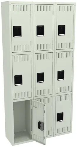 Triple Column Lockers - Standard