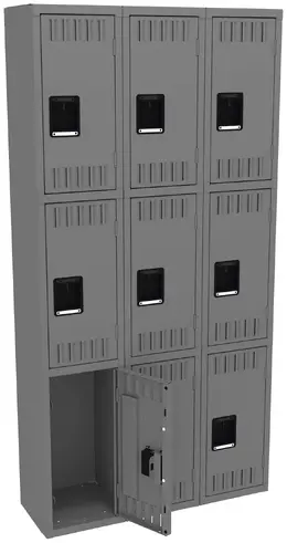 Triple Column Lockers - Standard