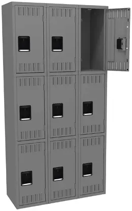 Triple Column Lockers - Standard