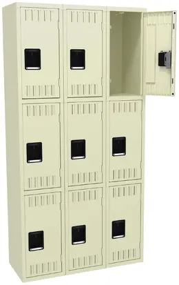 Triple Column Lockers - Standard