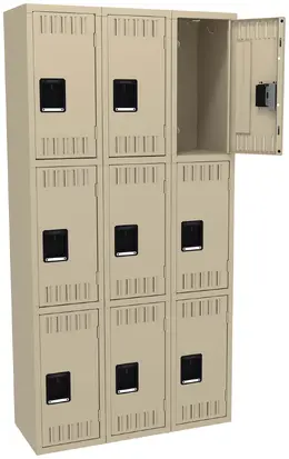 Triple Column Lockers - Standard