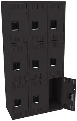 Triple Column Lockers - Standard