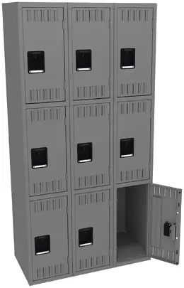 Triple Column Lockers - Standard