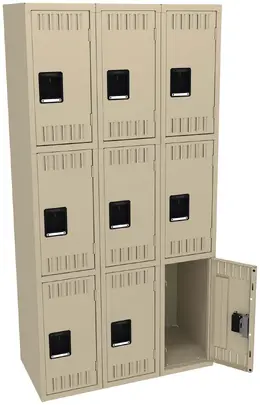 Triple Column Lockers - Standard