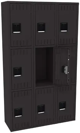Triple Column Lockers - Standard