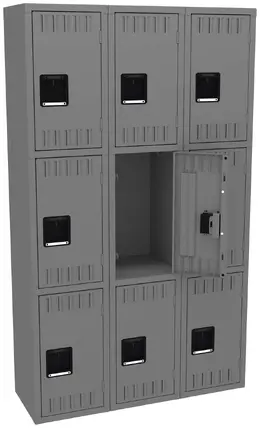 Triple Column Lockers - Standard