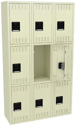 Triple Column Lockers - Standard