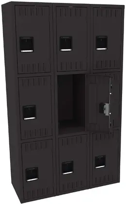 Triple Column Lockers - Standard