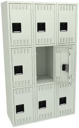 Triple Column Lockers - Standard