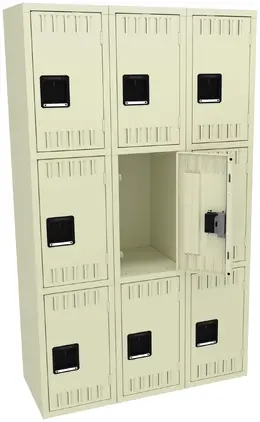 Triple Column Lockers - Standard